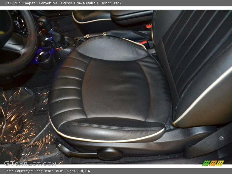 Eclipse Gray Metallic / Carbon Black 2012 Mini Cooper S Convertible