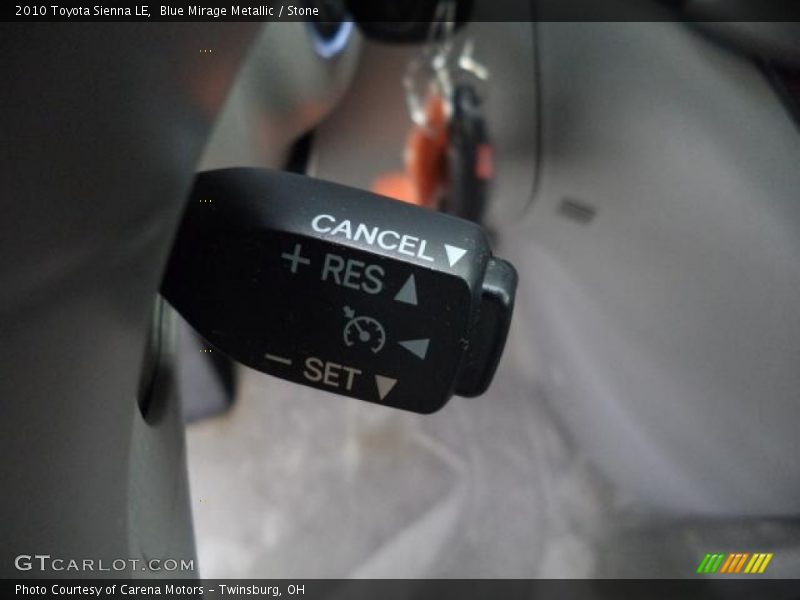 Blue Mirage Metallic / Stone 2010 Toyota Sienna LE