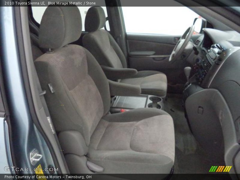 Blue Mirage Metallic / Stone 2010 Toyota Sienna LE