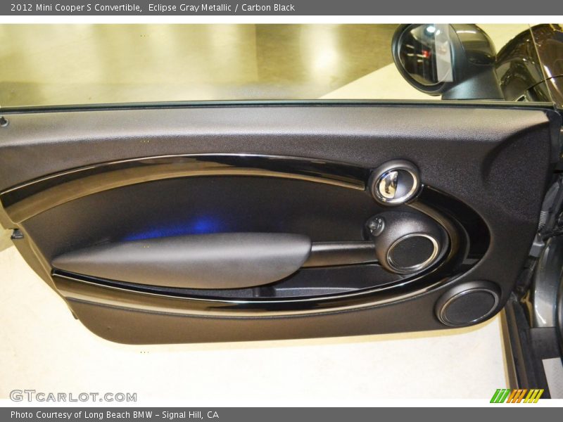 Eclipse Gray Metallic / Carbon Black 2012 Mini Cooper S Convertible