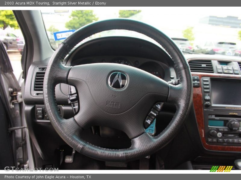 Starlight Silver Metallic / Ebony 2003 Acura MDX Touring
