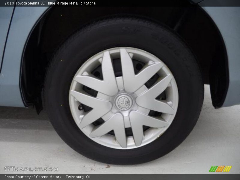 Blue Mirage Metallic / Stone 2010 Toyota Sienna LE
