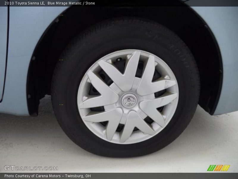 Blue Mirage Metallic / Stone 2010 Toyota Sienna LE