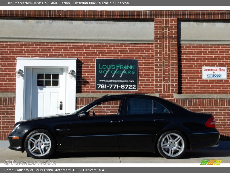 Obsidian Black Metallic / Charcoal 2005 Mercedes-Benz E 55 AMG Sedan