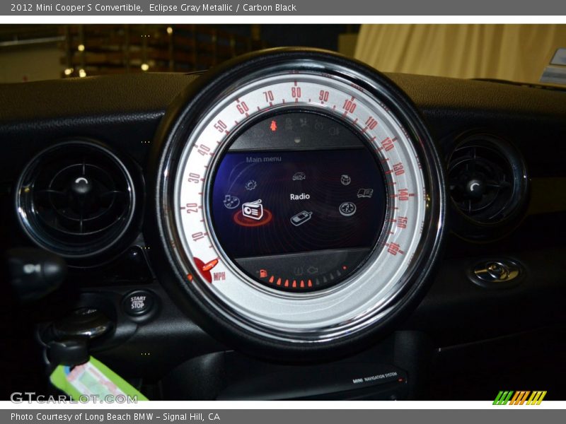 Eclipse Gray Metallic / Carbon Black 2012 Mini Cooper S Convertible