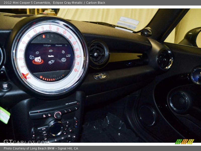 Eclipse Gray Metallic / Carbon Black 2012 Mini Cooper S Convertible