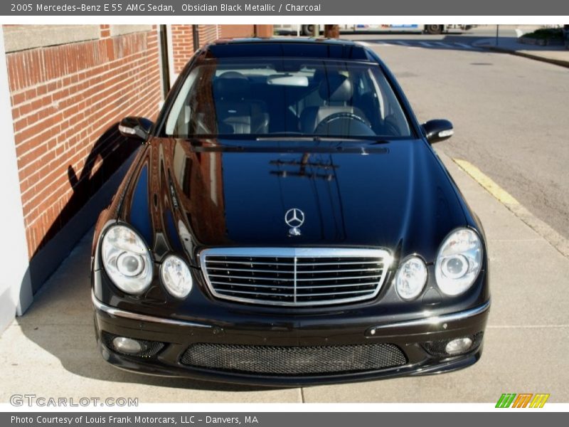 Obsidian Black Metallic / Charcoal 2005 Mercedes-Benz E 55 AMG Sedan