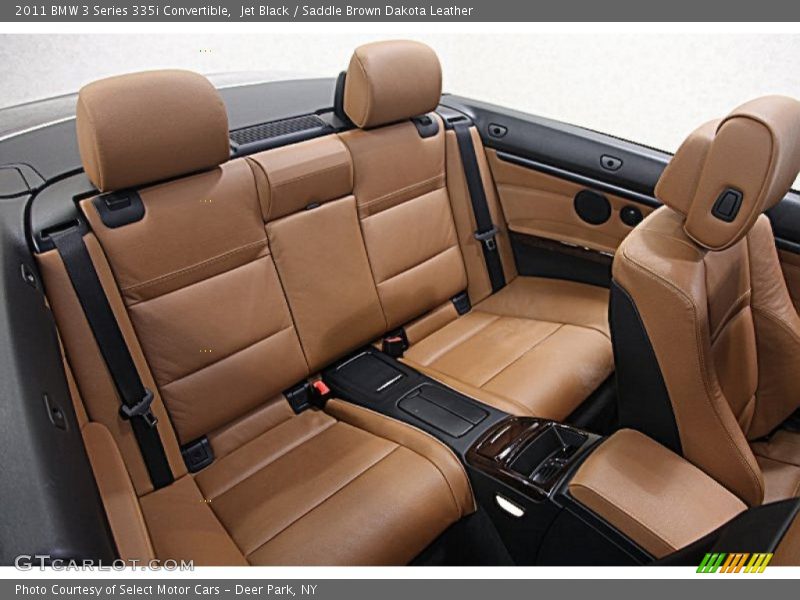 Jet Black / Saddle Brown Dakota Leather 2011 BMW 3 Series 335i Convertible