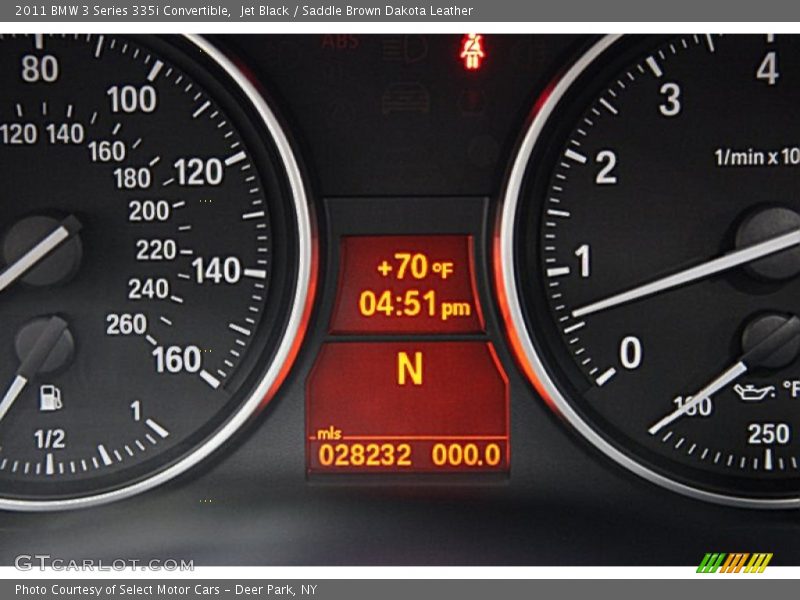 Jet Black / Saddle Brown Dakota Leather 2011 BMW 3 Series 335i Convertible
