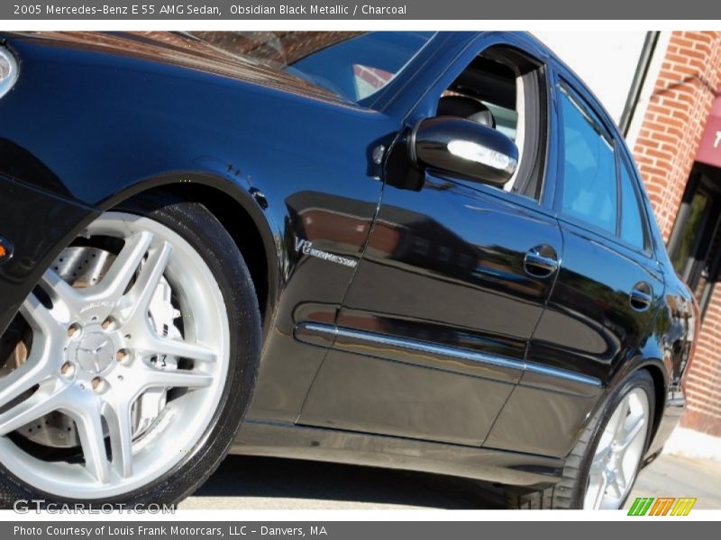Obsidian Black Metallic / Charcoal 2005 Mercedes-Benz E 55 AMG Sedan