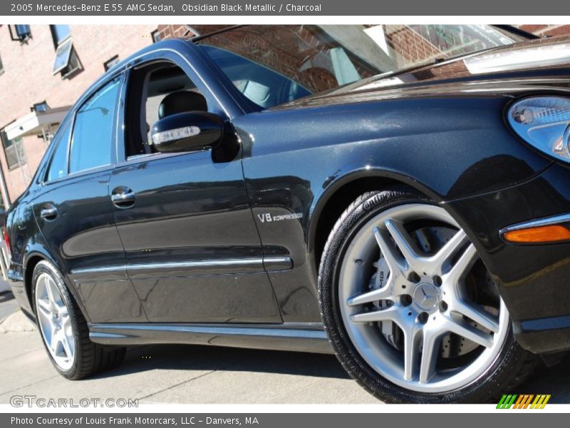 Obsidian Black Metallic / Charcoal 2005 Mercedes-Benz E 55 AMG Sedan