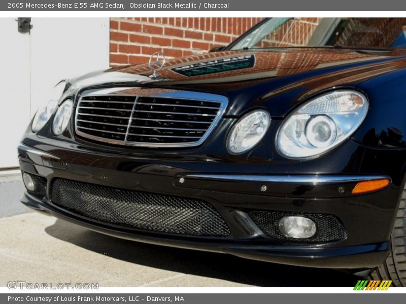 Obsidian Black Metallic / Charcoal 2005 Mercedes-Benz E 55 AMG Sedan