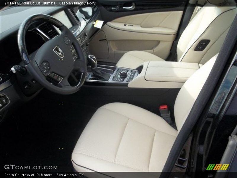 Front Seat of 2014 Equus Ultimate