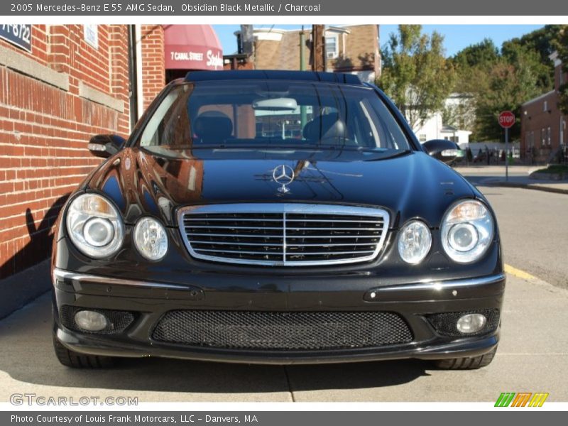 Obsidian Black Metallic / Charcoal 2005 Mercedes-Benz E 55 AMG Sedan
