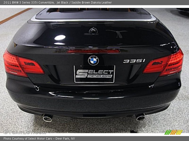 Jet Black / Saddle Brown Dakota Leather 2011 BMW 3 Series 335i Convertible