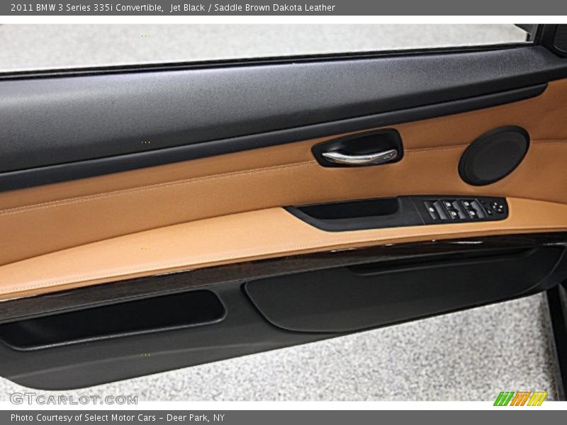 Jet Black / Saddle Brown Dakota Leather 2011 BMW 3 Series 335i Convertible