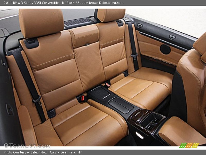 Jet Black / Saddle Brown Dakota Leather 2011 BMW 3 Series 335i Convertible