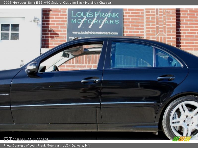 Obsidian Black Metallic / Charcoal 2005 Mercedes-Benz E 55 AMG Sedan