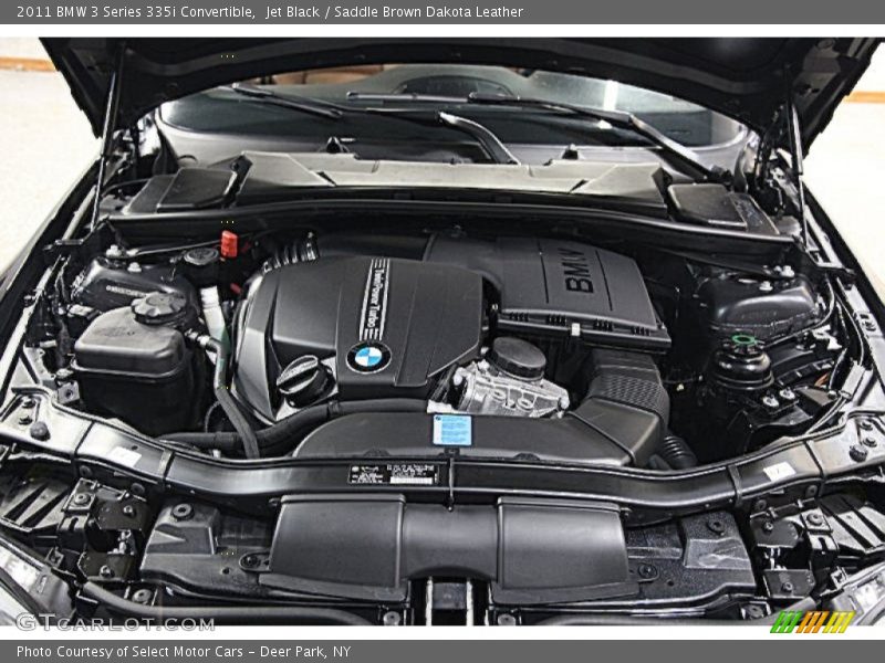 Jet Black / Saddle Brown Dakota Leather 2011 BMW 3 Series 335i Convertible