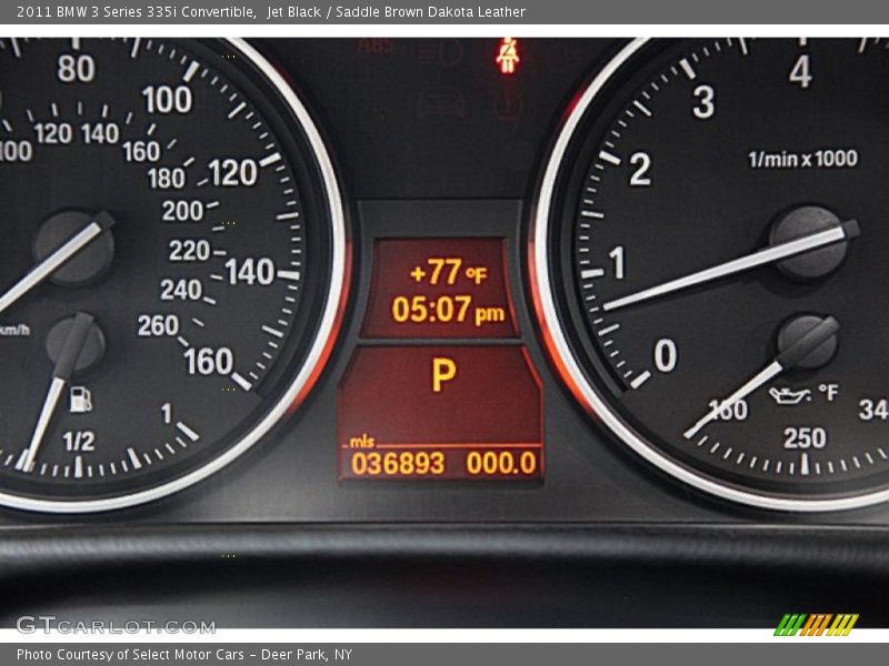 Jet Black / Saddle Brown Dakota Leather 2011 BMW 3 Series 335i Convertible