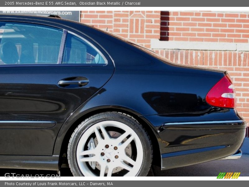 Obsidian Black Metallic / Charcoal 2005 Mercedes-Benz E 55 AMG Sedan