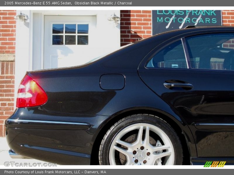 Obsidian Black Metallic / Charcoal 2005 Mercedes-Benz E 55 AMG Sedan