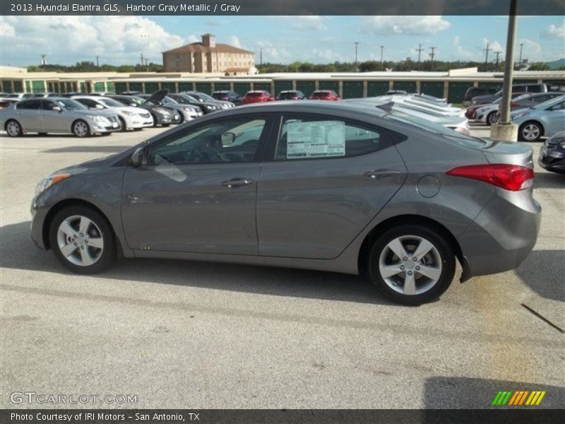Harbor Gray Metallic / Gray 2013 Hyundai Elantra GLS