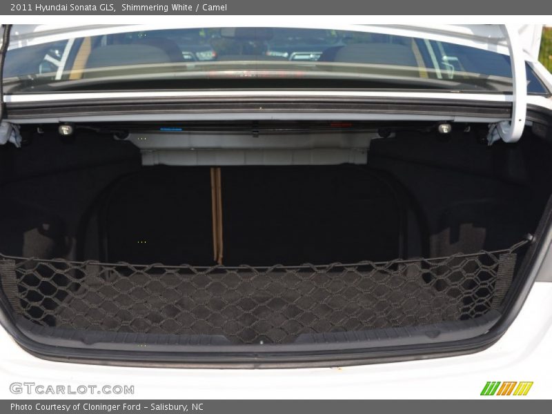 Shimmering White / Camel 2011 Hyundai Sonata GLS