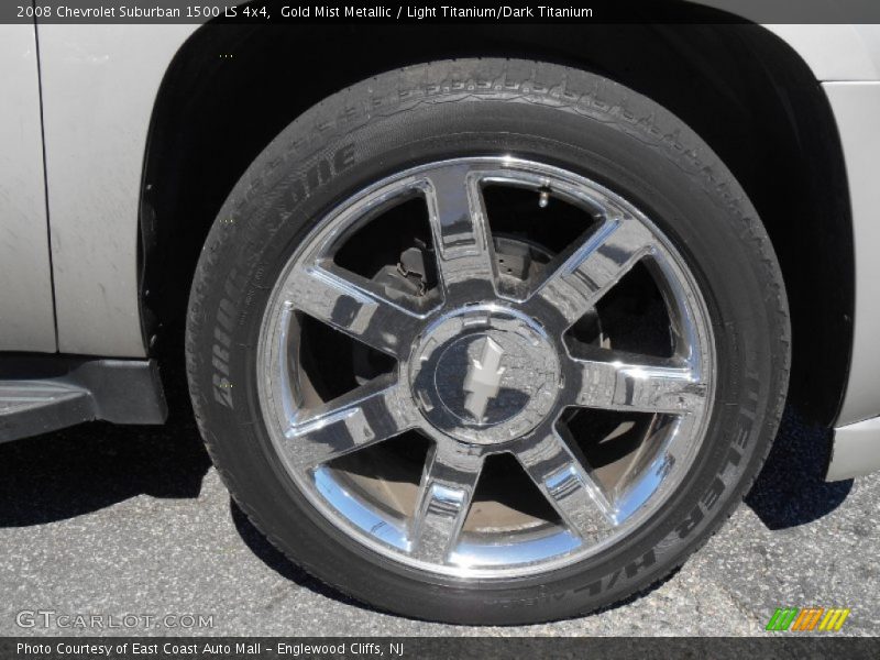 Gold Mist Metallic / Light Titanium/Dark Titanium 2008 Chevrolet Suburban 1500 LS 4x4