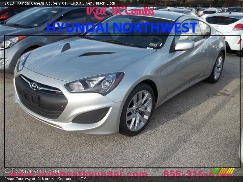 Circuit Silver / Black Cloth 2013 Hyundai Genesis Coupe 2.0T