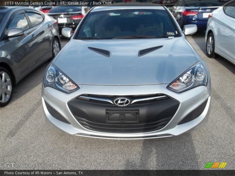 Circuit Silver / Black Cloth 2013 Hyundai Genesis Coupe 2.0T
