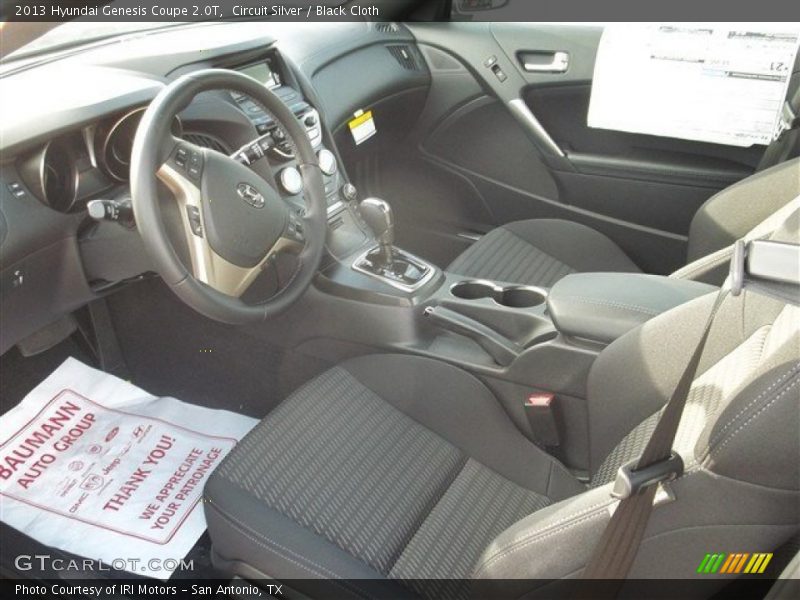 Circuit Silver / Black Cloth 2013 Hyundai Genesis Coupe 2.0T