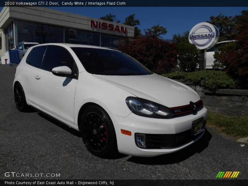 Candy White / Interlagos Plaid Cloth 2010 Volkswagen GTI 2 Door