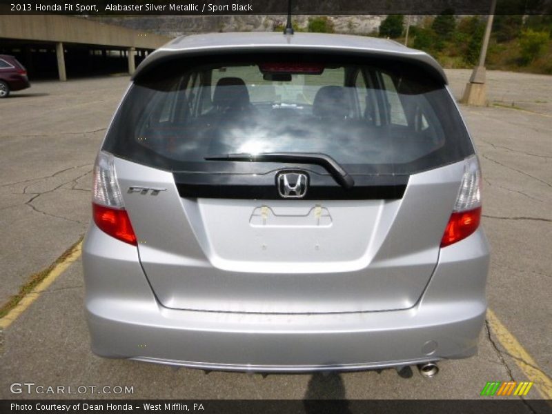 Alabaster Silver Metallic / Sport Black 2013 Honda Fit Sport