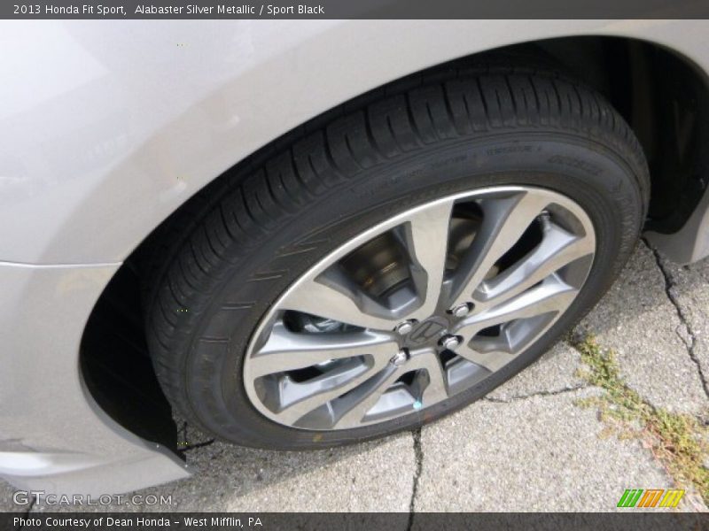 Alabaster Silver Metallic / Sport Black 2013 Honda Fit Sport