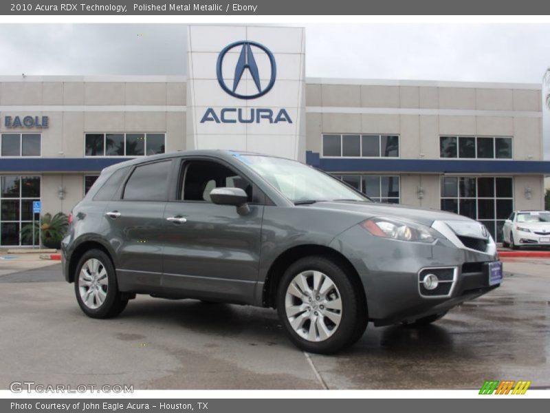 Polished Metal Metallic / Ebony 2010 Acura RDX Technology