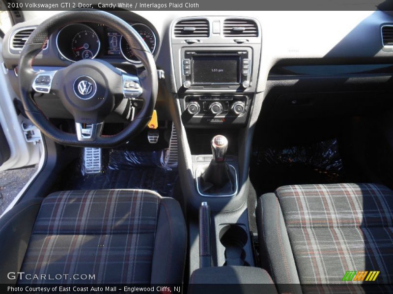 Candy White / Interlagos Plaid Cloth 2010 Volkswagen GTI 2 Door