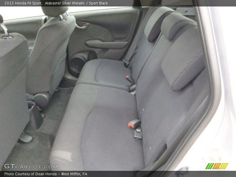Alabaster Silver Metallic / Sport Black 2013 Honda Fit Sport