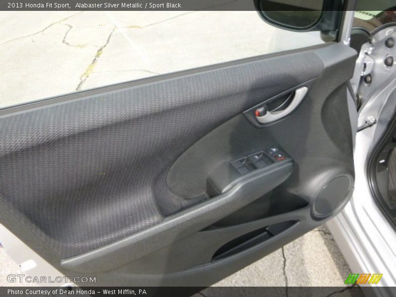Alabaster Silver Metallic / Sport Black 2013 Honda Fit Sport