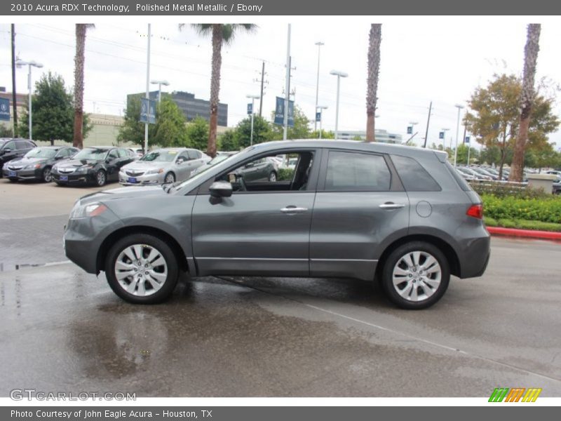 Polished Metal Metallic / Ebony 2010 Acura RDX Technology