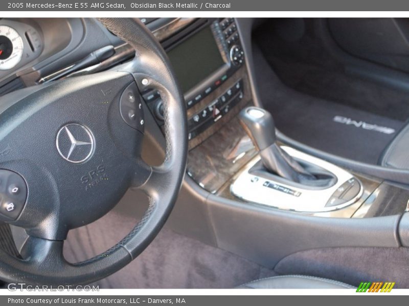 Obsidian Black Metallic / Charcoal 2005 Mercedes-Benz E 55 AMG Sedan