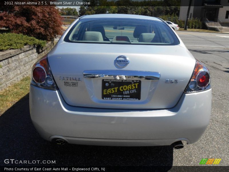 Brilliant Silver / Charcoal 2012 Nissan Altima 2.5 S