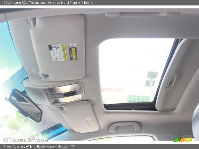 Polished Metal Metallic / Ebony 2010 Acura RDX Technology