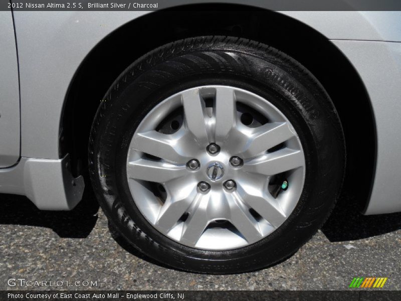 Brilliant Silver / Charcoal 2012 Nissan Altima 2.5 S
