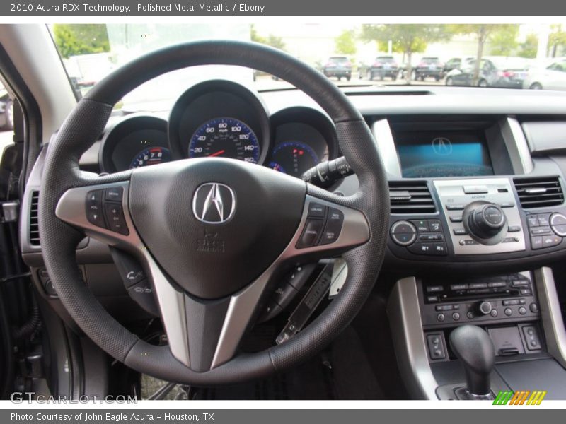 Polished Metal Metallic / Ebony 2010 Acura RDX Technology