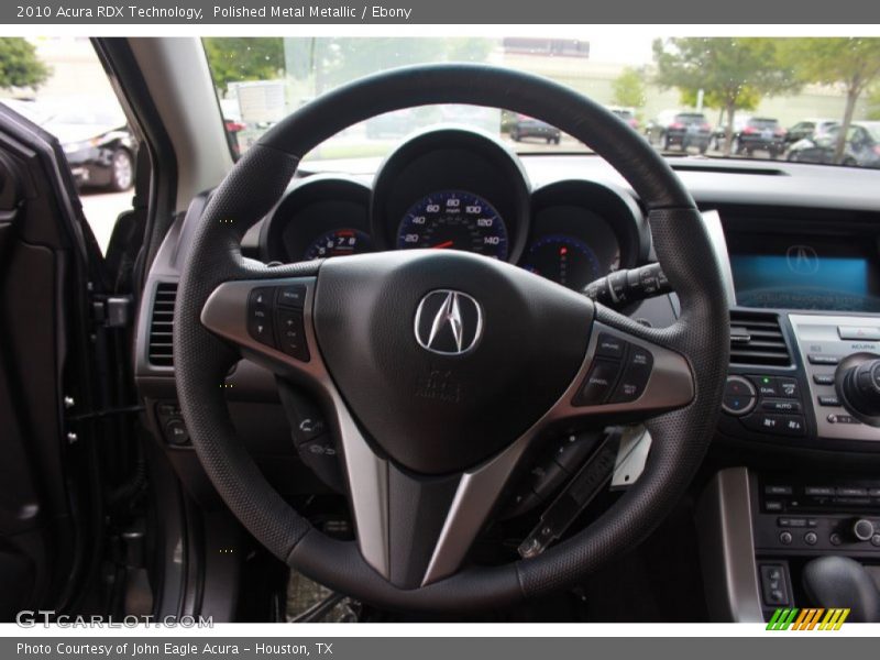 Polished Metal Metallic / Ebony 2010 Acura RDX Technology