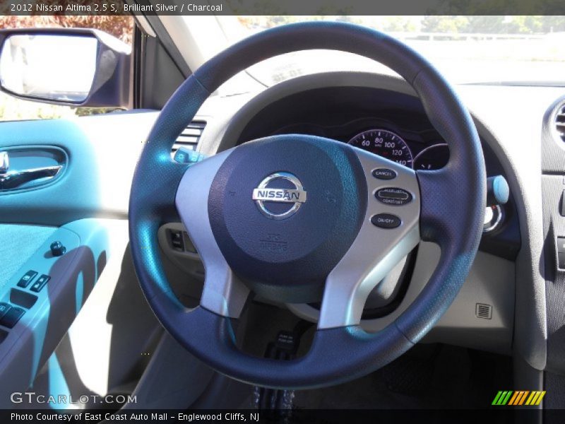 Brilliant Silver / Charcoal 2012 Nissan Altima 2.5 S