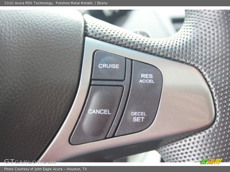 Polished Metal Metallic / Ebony 2010 Acura RDX Technology