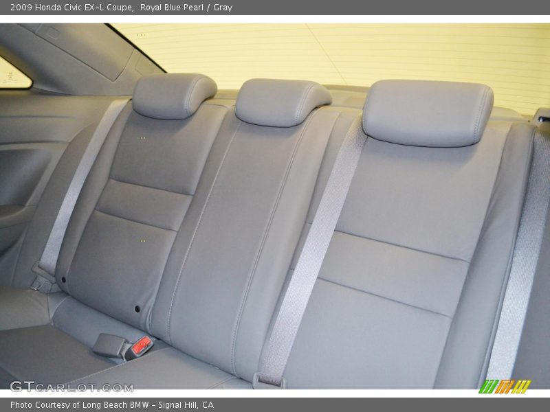 Royal Blue Pearl / Gray 2009 Honda Civic EX-L Coupe