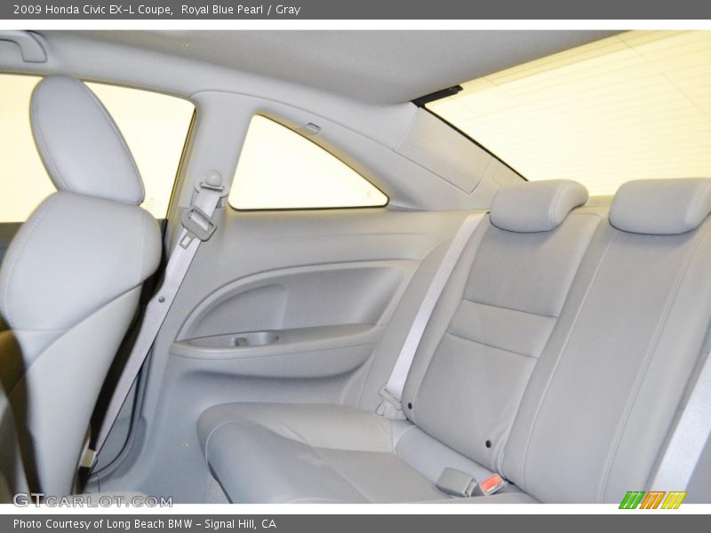 Royal Blue Pearl / Gray 2009 Honda Civic EX-L Coupe